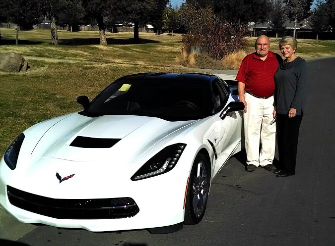 Tony and Diane with new Stingray