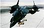 YF-12A & AIM-47A missile near the lakebed at Edwards AFB