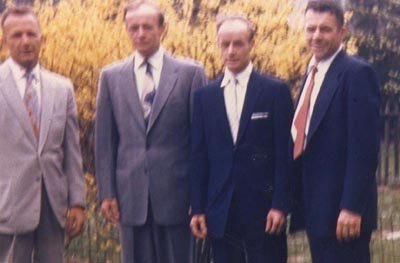 The four Meierdierck boys: L-R: Hank, George, Wilbur, Victor