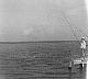 Dot and I fishing at Grand Isle, LA - 1956