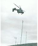 H-43B in flight Mt. Baldy